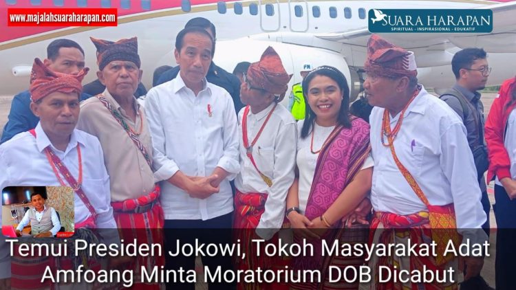 Temui Presiden Jokowi, Tokoh Masyarakat Adat Amfoang Minta Moratorium DOB Dicabut