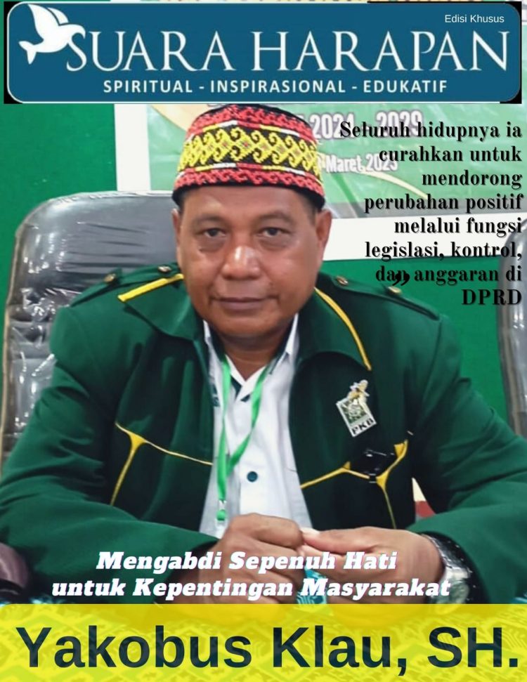 Yakobus Klau Mengabdi Sepenuh Hati untuk Kepentingan Masyarakat