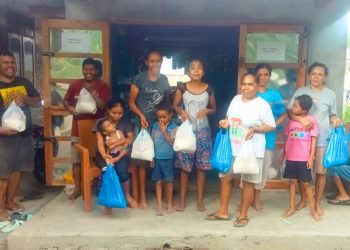 Bantuan Kemanusiaan Frans Aba untuk Penyintas Erupsi Ile Lewotobi