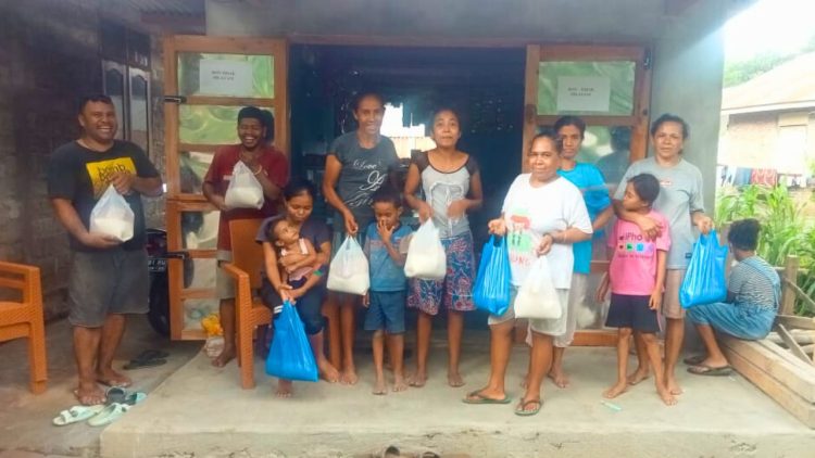 Bantuan Kemanusiaan Frans Aba untuk Penyintas Erupsi Ile Lewotobi