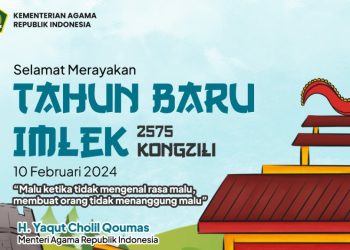 Tahun Baru Imlek, Menag Doakan Kemajuan Bangsa, Pemilu Lancar, dan Ajak Hormati Perbedaan