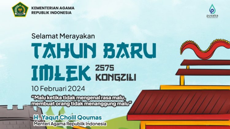 Tahun Baru Imlek, Menag Doakan Kemajuan Bangsa, Pemilu Lancar, dan Ajak Hormati Perbedaan