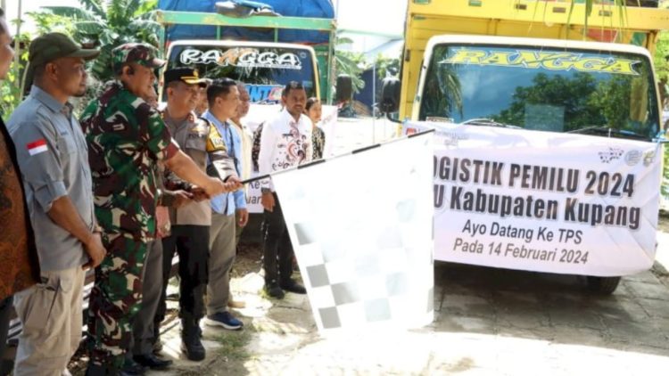 Logistik Pemilu 2024 Didistribusikan ke Wilayah Amfoang