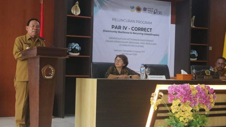 Bersama CRS Indonesia, Bupati Kupang Luncurkan Program PAR IV-CORRECT