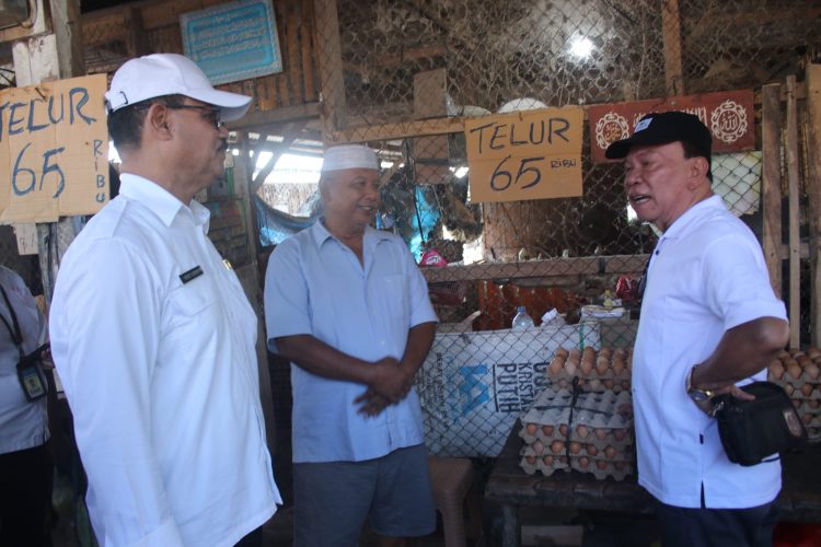 Bupati Kupang Tinjau Kestabilan Harga Sembako di Pasar Oesao