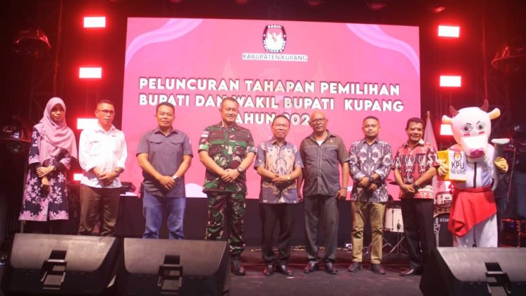 Bupati Kupang Hadiri Peluncuran Tahapan Pemilu Bupati dan Wakil Bupati Kupang 2024