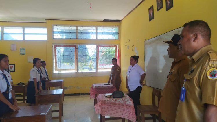 Ujian Sekolah SMPN 1 Kupang Timur Berjalan Lancar, Gunakan Sistem Pengawasan Silang Murni