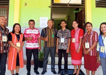 Ujian Sekolah Offline di SMPN 6 Kupang Tengah Berjalan Lancar