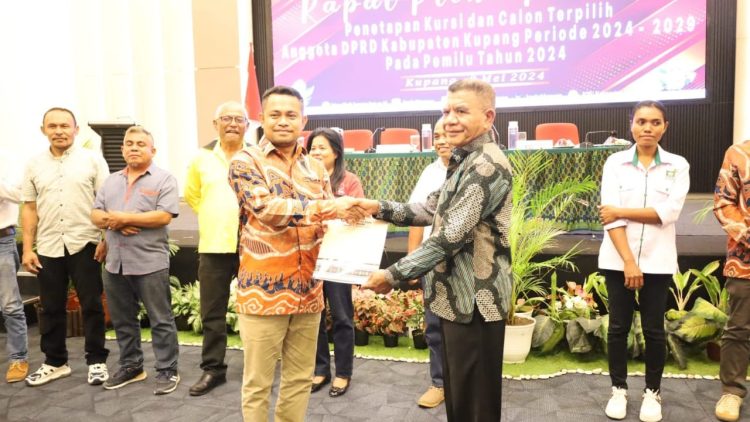 KPU Kabupaten Kupang Gelar Rapat Pleno Penetapan Calon Terpilih Anggota DPRD