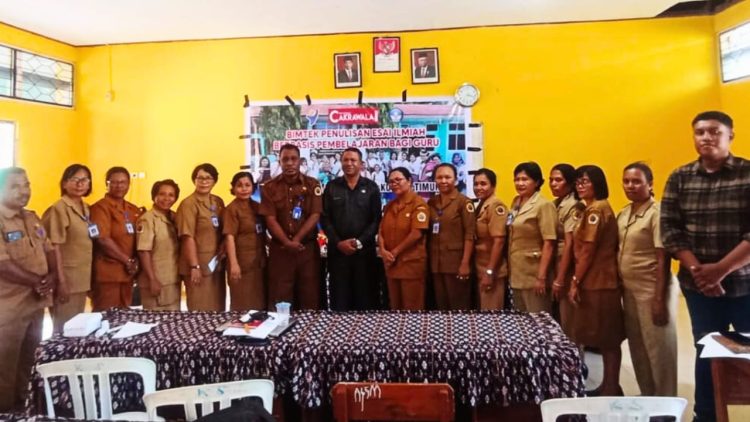 Kepala Dinas Pendidikan Apresiasi Workshop Literasi SMPN 1 Kupang Timur