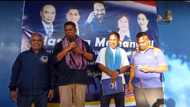 Bawa Tiga Kursi PDIP, Imanuel Ballo Daftar di Nasdem sebagai Calon Wakil Bupati