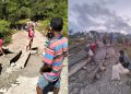 Warga Desa Bitobe Amfoang Gotong Royong Perbaiki Jalan Rusak