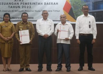 LKPD Kabupaten Kupang Tahun 2023 Raih Opini WTP