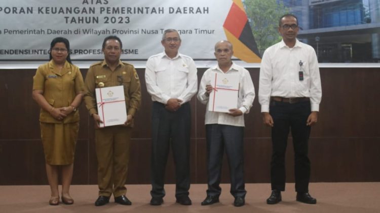 LKPD Kabupaten Kupang Tahun 2023 Raih Opini WTP