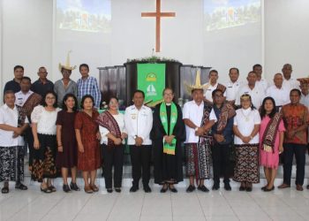 Pj Bupati Kupang Serukan Pembangunan Iman dan Partisipasi Jemaat dalam Renovasi Gereja Getsemani