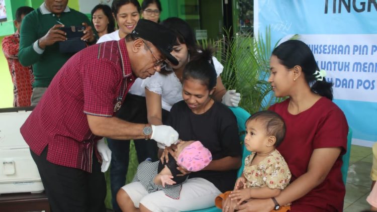 Pj Bupati Kupang Ajak Warga Sukseskan PIN Polio