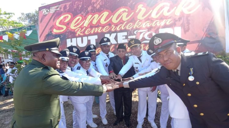 Semangat “Dael Mesa” Warnai Peringatan HUT RI ke-79 di Kecamatan Nekamese