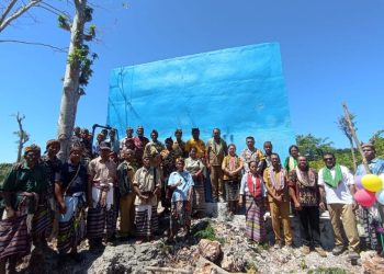 Desa Oelomin Lakukan Serah Terima Pembangunan Fisik, Dusun 4 Jadi Prioritas