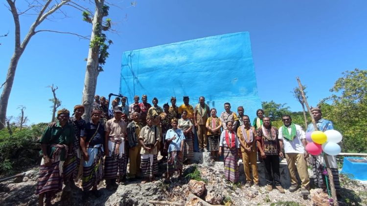 Desa Oelomin Lakukan Serah Terima Pembangunan Fisik, Dusun 4 Jadi Prioritas