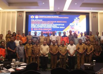 Aparat Desa Tangguh Bencana Kabupaten Kupang Ikuti Pelatihan Mitigasi Bencana