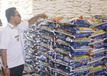 Pj. Bupati Kupang Cek Stok Pangan di Bulog dan Charoen Pokphand