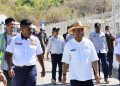Pj. Bupati Kupang Tinjau Progres Rehabilitasi Dermaga Hansisi