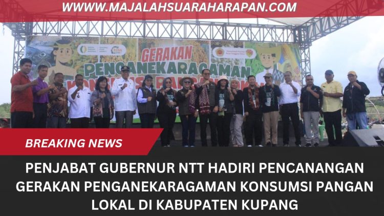 PJ.GUBERNUR NTT HADIRI PENCANANGAN GERAKAN PENGANEKARAGAMAN KONSUMSI PANGAN LOKAL DI KAB. KUPANG