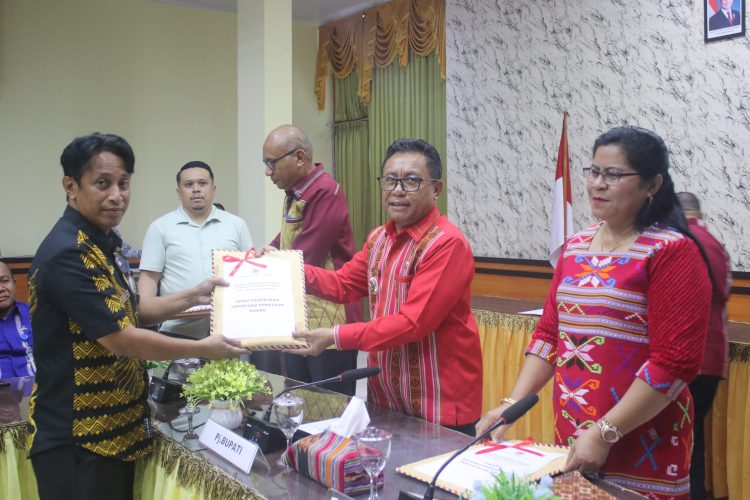 PENYERAHAN DPA ORGANISASI PERANGKAT DAERAH KABUPATEN KUPANG T.A.2025