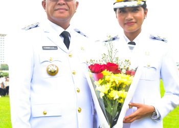 PRESIDEN RI PRABOWO SUBIANTO MELANTIK YOSEF LEDE DAN AURUM O. TITU EKI SEBAGAI BUPATI DAN WAKIL BUPATI KUPANG