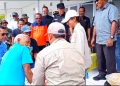 Pemkab Kupang melalui Dinas Pertanian dan BPBD menyerahkan Bantuan Beras Cadangan Pangan kepada Korban Bencana di Desa Bitobe