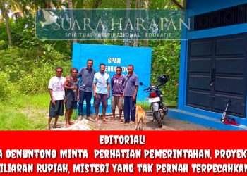 Editorial! Warga Oenuntono Minta  Perhatian Pemerintahan, Proyek SPAM Miliaran Rupiah, Misteri yang tak Pernah Terpecahkan