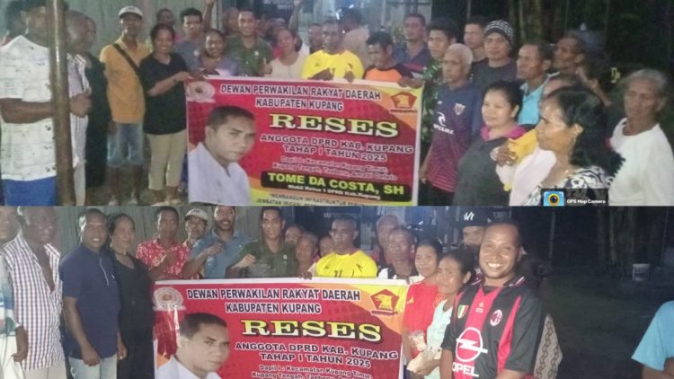 Titik Kelima Reses Wakil Ketua 1 DPRD Kabupaten Kupang, Tome Da Costa, di Kelurahan Naibonat