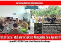 Pemerintah Desa Fatukanutu Sukses Menggelar Dua Agenda Penting
