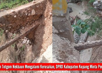 Jembatan Totgom Nekbaun Mengalami Kerusakan, DPRD Kabupaten Kupang Minta Perbaikan