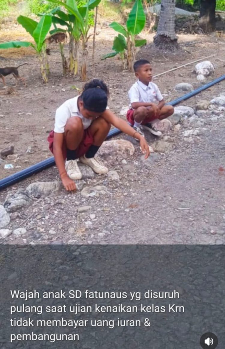 Ironi Ketika Kebijakan Pendidikan Gratis Tidak Diterapkan di UPTD SDN Fatunaus, Amfoang Utara, Kabupaten Kupang. Siswa Diusir dari Kelas dan Dilarang Mengikuti Ujian Karena Belum Membayar Iuran dan Kontribusi Pembangunan