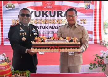 PERINGATI HARI BHAYANGKARA KE 79, BUPATI KUPANG YOSEF LEDE APRESIASI KINERJA POLRI