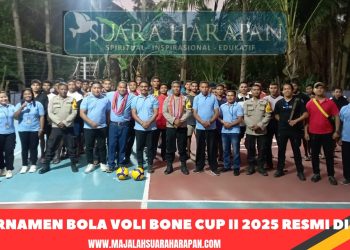 Turnamen Bola Voli Bone Cup II 2025 Resmi Dibuka