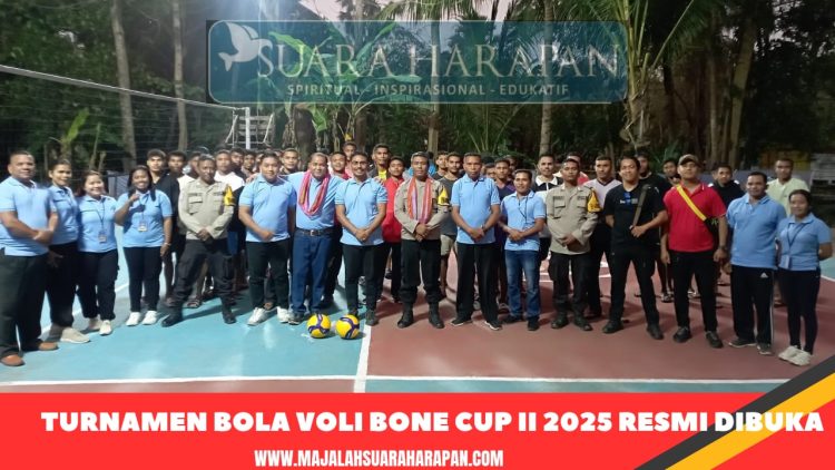 Turnamen Bola Voli Bone Cup II 2025 Resmi Dibuka