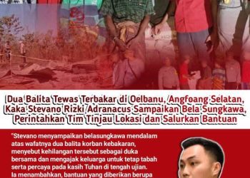 Tragedi Kebakaran di Oelbanu, Anggota DPR Stevano Riski Adranacus Sampaikan Duka Cita
