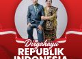 Anggota DPRD Kabupaten Kupang, Arnolus Mooy, bersama keluarga mengucapkan Selamat Hari Ulang Tahun Kemerdekaan ke-80 Republik Indonesia