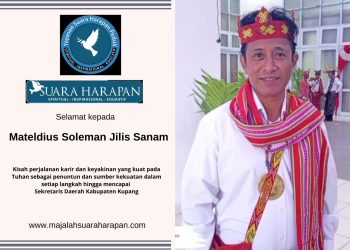 Media Suara Harapan Mengucapkan Selamat kepada  Bapak Mateldius Soleman Jilis Sanam!
