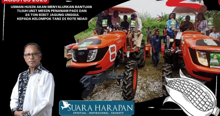 Usman Husin Dijadwalkan Menyerahkan Bantuan Kepada 41 Kelompok Tani di Amarasi Timur