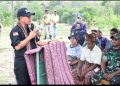 RESMIKAN SALURAN IRIGASI SAWAH, BUPATI MINTA MASYARAKAT DESA OESENA GENCAR MENANAM TANAMAN PRODUKTIF