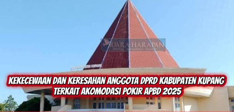 Kekecewaan dan Keresahan Anggota DPRD Kabupaten Kupang Terkait Akomodasi Pokir APBD 2025