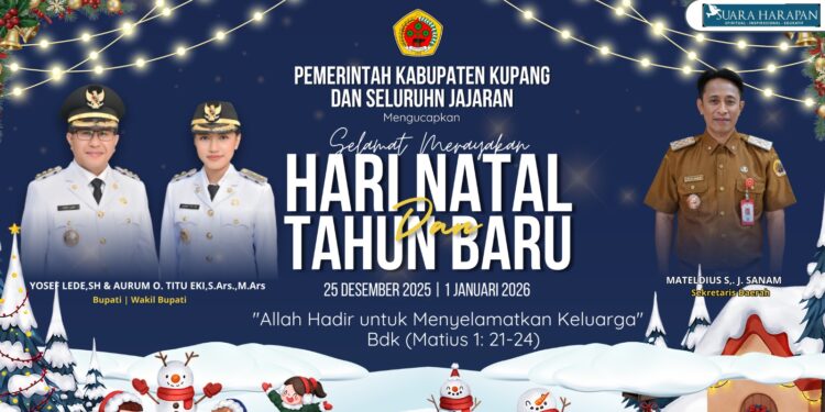 Pemerintah Kabupaten mengucapkan Selamat Merayakan Natal 25 Desember 2025 “Allah Hadir untuk Menyelamatkan Keluarga”