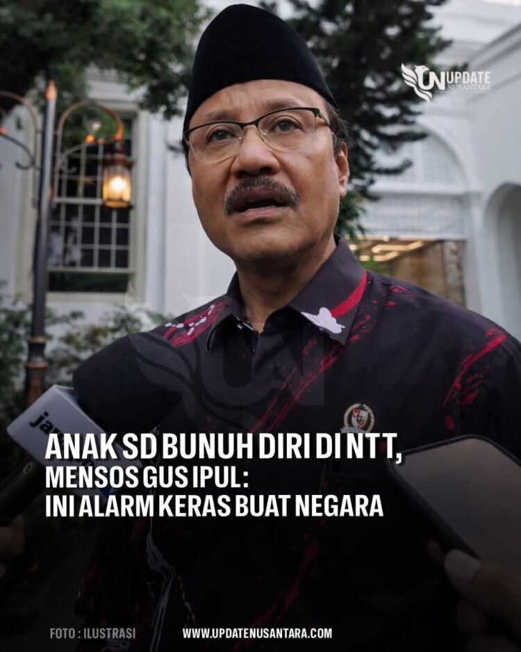 Anak SD Bunuh Diri di NTT, Mensos Gus Ipul: Ini Alarm Keras Buat Negara