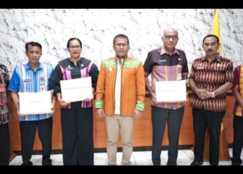 BUPATI KUPANG SERAHKAN DPA TAHUN ANGGARAN 2026