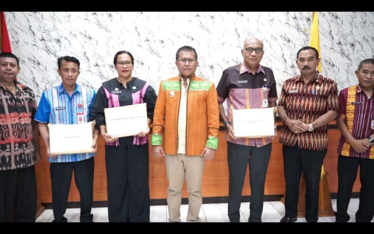 BUPATI KUPANG SERAHKAN DPA TAHUN ANGGARAN 2026