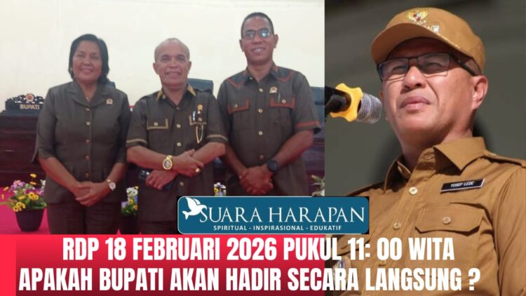 Breaking News! RDP 18 Februari 2026 Pukul 11: 00 Wita, Apakah Bupati akan Hadir Secara Langsung?