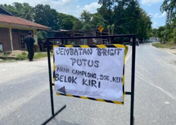 Breaking News! Akses transportasi di wilayah Kabupaten Kupang terganggu setelah oprit Jembatan Naibonat amblas